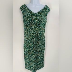 Dress 10 womens career print new nwt